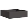 Pflanzgefäß aus schwarzem Stahl, 100x100x30 cm. von , Töpfe und Pflanzgefäße - Ref: Foro24-860808, Preis: 70,02 €, Rabatt: %
