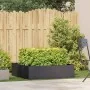 Jardinera acero negro 100x100x30 cm de , Maceteros y jardineras - Ref: Foro24-860808, Precio: 69,93 €, Descuento: %