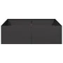 Pflanzgefäß aus schwarzem Stahl, 100x100x30 cm. von , Töpfe und Pflanzgefäße - Ref: Foro24-860808, Preis: 70,02 €, Rabatt: %