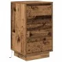 Bedside table with LED lights old wood 38x34x65 cm by , Nightstands - Ref: Foro24-861308, Price: 70,18 €, Discount: %