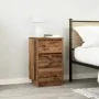 Bedside table with LED lights old wood 38x34x65 cm by , Nightstands - Ref: Foro24-861308, Price: 70,18 €, Discount: %