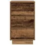 Bedside table with LED lights old wood 38x34x65 cm by , Nightstands - Ref: Foro24-861308, Price: 70,18 €, Discount: %