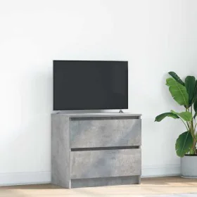 Engineered wood TV stand in concrete gray, 60x35x54 cm. by , TV Furniture - Ref: Foro24-861781, Price: 64,12 €, Discount: %