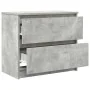Engineered wood TV stand in concrete gray, 60x35x54 cm. by , TV Furniture - Ref: Foro24-861781, Price: 64,12 €, Discount: %