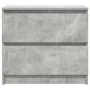 Engineered wood TV stand in concrete gray, 60x35x54 cm. by , TV Furniture - Ref: Foro24-861781, Price: 64,12 €, Discount: %