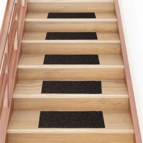Alfombrillas escaleras autoadhesivas 30uds marrón 60x25 cm de , Alfombrillas para escalones - Ref: Foro24-3365709, Precio: 63...