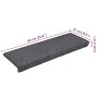 Treppenmatte 30 Stück 65x21x4 cm Grau und Schwarz von , Treppenmatten - Ref: Foro24-3365777, Preis: 121,31 €, Rabatt: %