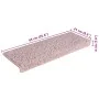 Treppenmatte 30 Stück 65x21x4 cm Weiß und Rosa von , Treppenmatten - Ref: Foro24-3365833, Preis: 155,55 €, Rabatt: %