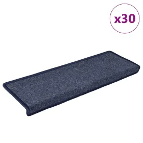 Stair tread mat 30 units 65x21x4 cm Gray and blue by , Stair mats - Ref: Foro24-3365775, Price: 114,56 €, Discount: %