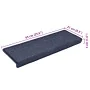 Treppenmatte 30 Stück 65x21x4 cm Grau und Blau von , Treppenmatten - Ref: Foro24-3365775, Preis: 114,56 €, Rabatt: %