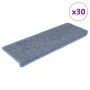 Self-adhesive sisal stair carpet 30 units 65x21x4 cm blue by , Stair mats - Ref: Foro24-3365886, Price: 195,20 €, Discount: %