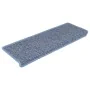 Selbstklebender Sisal-Treppenteppich, 30 Stück, 65x21x4 cm, blau. von , Treppenmatten - Ref: Foro24-3365886, Preis: 195,20 €,...