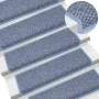 Selbstklebender Sisal-Treppenteppich, 30 Stück, 65x21x4 cm, blau. von , Treppenmatten - Ref: Foro24-3365886, Preis: 195,20 €,...