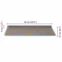Self-adhesive sisal stair carpet 30 units 65x21x4 cm blue by , Stair mats - Ref: Foro24-3365886, Price: 195,20 €, Discount: %