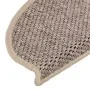 Alfombra autoadhesiva escalera sisal 30 uds beige oscuro de , Alfombrillas para escalones - Ref: Foro24-3365878, Precio: 221,...