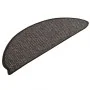 Self-adhesive sisal stair carpet 30 units 65x21x4cm anthracite by , Stair mats - Ref: Foro24-3365873, Price: 197,82 €, Discou...
