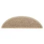 Alfombra autoadhesiva escalera sisal 30 uds 56x17x3 cm arena de , Alfombrillas para escalones - Ref: Foro24-3365867, Precio: ...