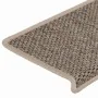 Selbstklebender Sisal-Treppenteppich, 30 Stück, in dunkelbeige. von , Treppenmatten - Ref: Foro24-3365890, Preis: 183,93 €, R...