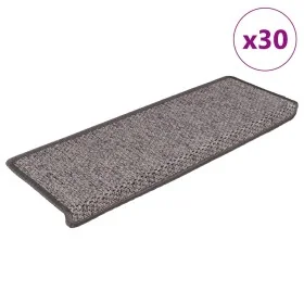 Selbstklebender Sisal-Treppenteppich, 30 Stück, Grau und Beige. von , Treppenmatten - Ref: Foro24-3365884, Preis: 198,63 €, R...