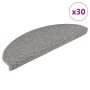 Selbstklebender Sisal-Treppenteppich, 30 Stück, 65x21x4 cm, silberfarben. von , Treppenmatten - Ref: Foro24-3365871, Preis: 1...