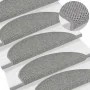 Selbstklebender Sisal-Treppenteppich, 30 Stück, 65x21x4 cm, silberfarben. von , Treppenmatten - Ref: Foro24-3365871, Preis: 1...