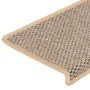 Selbstklebender Sisal-Treppenteppich, 30 Stück, in hellem Beige. von , Treppenmatten - Ref: Foro24-3365892, Preis: 203,52 €, ...