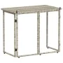 Mesa de jardín plegable gris claro 90x51x75 cm ratán sintético von , Gartentische - Ref: Foro24-4108258, Preis: 80,13 €, Raba...