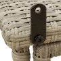 Mesa de jardín plegable gris claro 90x51x75 cm ratán sintético von , Gartentische - Ref: Foro24-4108258, Preis: 80,13 €, Raba...