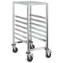 Carro con bandejas y 6 contenedores GN 39x55x87 cm von , Küchen- und Speisewagen - Ref: Foro24-4108073, Preis: 104,52 €, Raba...