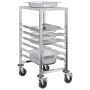 Carro con bandejas y 6 contenedores GN 39x55x87 cm von , Küchen- und Speisewagen - Ref: Foro24-4108073, Preis: 104,52 €, Raba...