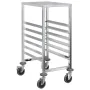 Carro con bandejas y 6 contenedores GN 39x55x87 cm von , Küchen- und Speisewagen - Ref: Foro24-4108073, Preis: 104,52 €, Raba...