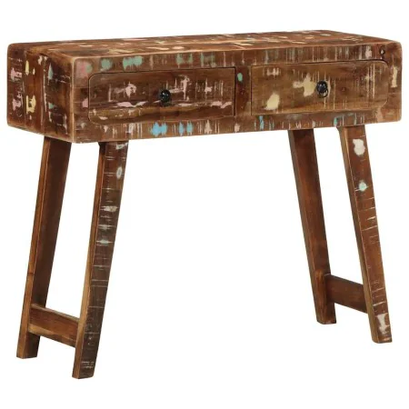 Mesa consola madera maciza reciclada 90x32x75 cm by , Side tables - Ref: Foro24-4104520, Price: 179,08 €, Discount: %