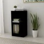 Estantería de madera de ingeniería negra 40x24x75 cm de , Librerías y estanterías - Ref: Foro24-800820, Precio: 36,94 €, Desc...
