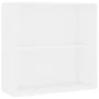 Weißes Regal aus Holzwerkstoff 80x30x76,5 cm von , Bücherregale und Regale - Ref: Foro24-800999, Preis: 40,63 €, Rabatt: %