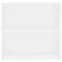 Weißes Regal aus Holzwerkstoff 80x30x76,5 cm von , Bücherregale und Regale - Ref: Foro24-800999, Preis: 40,63 €, Rabatt: %