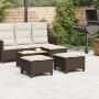 Taburetes de jardín con cojines 2 uds marrón 55x55x36 cm de , Otomanas de exterior - Ref: Foro24-4108247, Precio: 126,65 €, D...