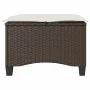 Taburetes de jardín con cojines 2 uds marrón 55x55x36 cm de , Otomanas de exterior - Ref: Foro24-4108247, Precio: 126,65 €, D...