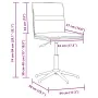 Esstischstühle, 6 Stück, in dunkelrotem Samt. von , Essstühle - Ref: Foro24-3315702, Preis: 330,60 €, Rabatt: %