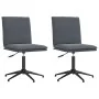 Dining chairs 2 units dark gray velvet by , dining chairs - Ref: Foro24-3315368, Price: 114,67 €, Discount: %