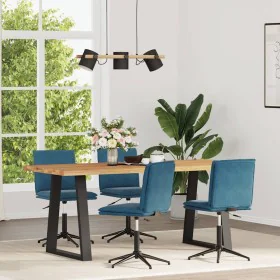Esszimmerstühle, 4 Stück, blauer Samt von , Essstühle - Ref: Foro24-3315647, Preis: 221,19 €, Rabatt: %