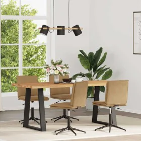 Sillas de comedor 4 unidades terciopelo marrón de , Sillas de comedor - Ref: Foro24-3315645, Precio: 221,18 €, Descuento: %