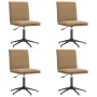 Esszimmerstühle, 4 Stück, braunes Samtgewebe von , Essstühle - Ref: Foro24-3315645, Preis: 221,19 €, Rabatt: %