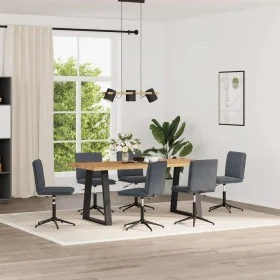 Dining chairs 6 units dark gray velvet by , dining chairs - Ref: Foro24-3315698, Price: 333,43 €, Discount: %