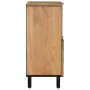 Brauner Schrank 80x33x75 cm Massivholz Mango von , CD- und DVD-Speicher - Ref: Foro24-4017747, Preis: 123,18 €, Rabatt: %