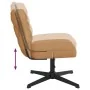 Swivel office chair with curly wool-like beige fabric imitation. by , Chairs - Ref: Foro24-4105400, Price: 112,31 €, Discount: %