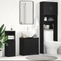 Armario de baño madera contrachapada negro roble 60x33x60 cm de , Muebles de baño - Ref: Foro24-862508, Precio: 57,66 €, Desc...