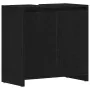 Armario de baño madera contrachapada negro roble 60x33x60 cm de , Muebles de baño - Ref: Foro24-862508, Precio: 57,66 €, Desc...