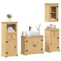 Juego de muebles de baño Corona 4 pzas madera maciza pino de , Muebles de baño - Ref: Foro24-3334634, Precio: 352,69 €, Descu...