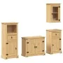 Juego de muebles de baño Corona 4 pzas madera maciza pino de , Muebles de baño - Ref: Foro24-3334634, Precio: 352,69 €, Descu...