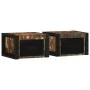 Multicolored bedside tables 2 units 40x35x25 cm recycled wood by , Nightstands - Ref: Foro24-4015948, Price: 127,24 €, Discou...